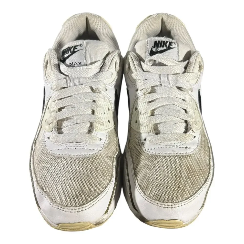 Nike Air Max 90 White Black Women’s 8.5 Classic Low Top Running Shoes